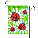 Ladybugs and Daisies Flag image 1