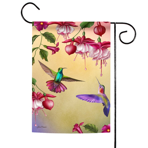 Thirsty Hummingbirds Flag image 1