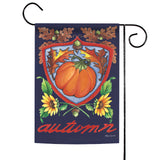 Autumn Pumpkin Crest Flag image 1