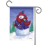 Red Hat Snowlady Flag image 1
