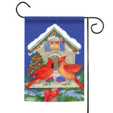 Christmas Cardinals Flag image 1