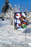 Snowman's Best Friend Flag image 7
