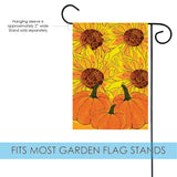 Sunflowers and Pumpkins Flag image 3