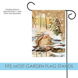 Snowy Squirrel Flag image 3