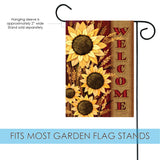 Welcome Sunflowers Flag image 3