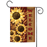 Welcome Sunflowers Flag image 1