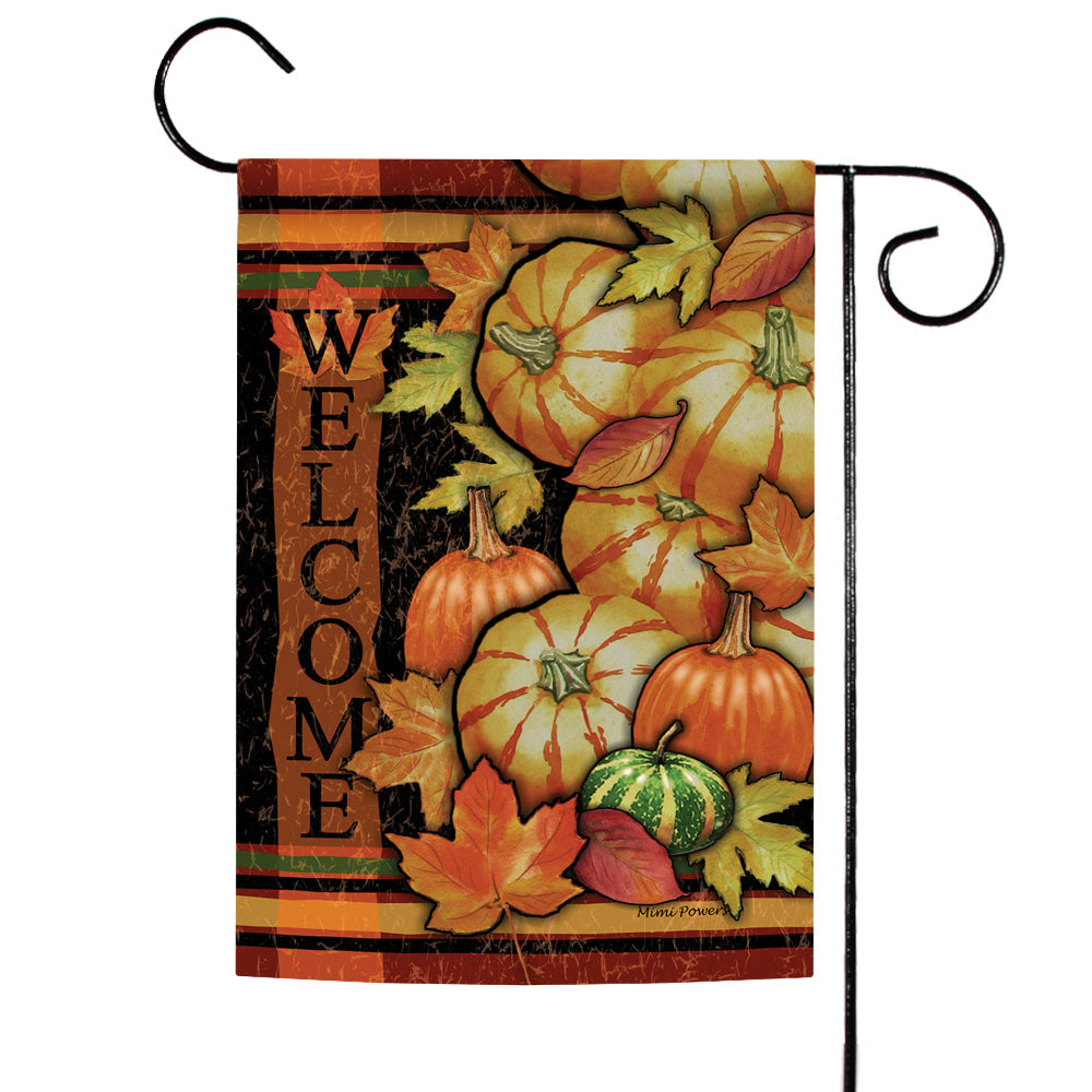 Thanksgiving Tumbled Gourds Decorative Fall Flag | Toland Flags