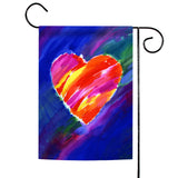 Heart in Blue Flag image 1