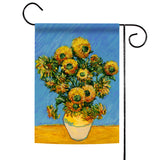 Van Gogh's Sunflowers Flag image 1