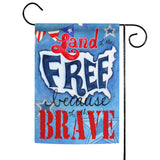 Because of the Brave Flag image 1