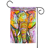 Neon Elephant Flag image 1