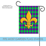 Harlequin Fleur De-Lis Flag image 3
