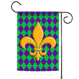 Harlequin Fleur De-Lis Flag image 1