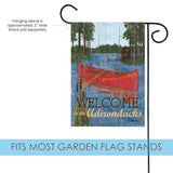 Rustic Lake Life-Welcome to the Adirondacks Flag image 3