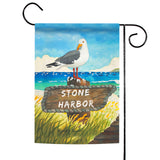Beach Bird-Stone Harbor Flag image 1