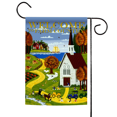 Rolling Hills-Welcome to Farm Country Flag image 1