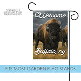 Where the Buffalo Roam-Welcome Buffalo NY Flag image 3