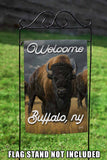 Where the Buffalo Roam-Welcome Buffalo NY Flag image 7