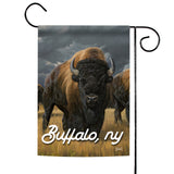 Where the Buffalo Roam-Buffalo NY Flag image 1