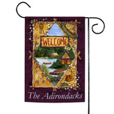Lakeside Welcome-Welcome to the Adirondacks Flag image 1