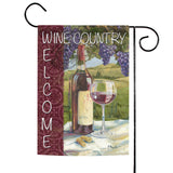 Vino-Wine Country Welcome Flag image 1