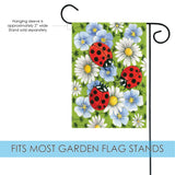 Flowers & Ladybugs Flag image 3