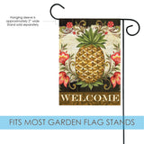 Pineapple & Scrolls Flag image 3