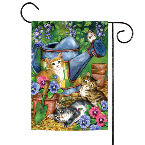 Garden Kitties Flag image 1