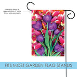 Purple Tulips Flag image 3