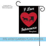I Love Intercourse Flag image 3