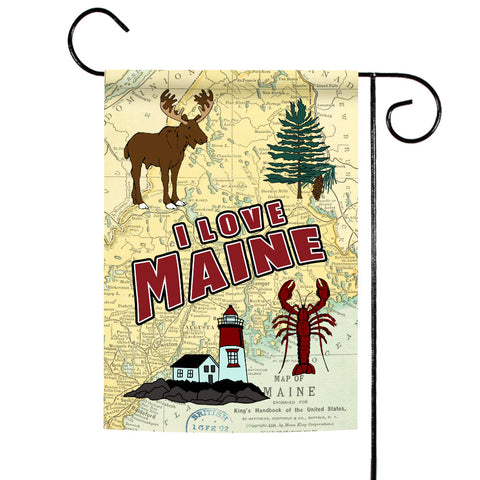 I Love Maine Flag image 1