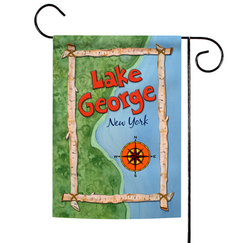 Lake George Map Flag image 1