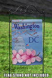 Washington Cherry Blossoms Flag image 7