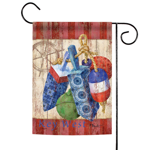 Rustic Floats And Wheel-Key West Flag image 1