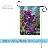 Blooming Irises Flag image 3