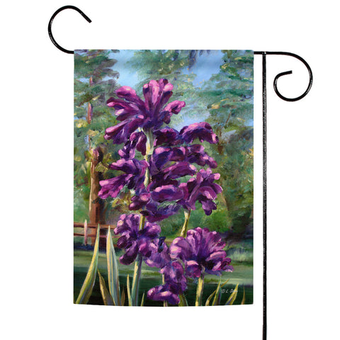 Blooming Irises Flag image 1