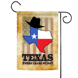 Hang my Hat in Texas Flag image 1