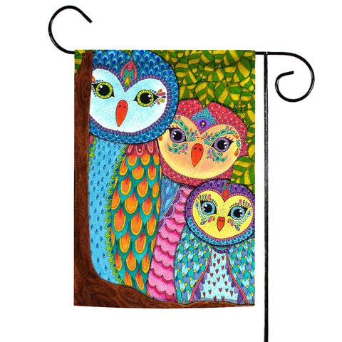 Owl Family Flag image 1