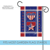 Stars Stripes and Hearts Flag image 3