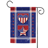 Stars Stripes and Hearts Flag image 1