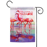 Flamingo Paradise Flag image 1