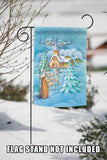 Snowy Nativity Flag image 7