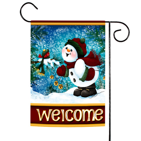 Jingle Jangle Snowman Flag image 1