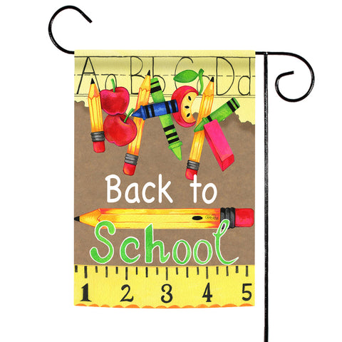 Back to School Supplies Flag image 1