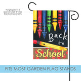 Back to School Crayons Flag image 3