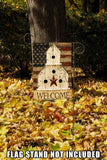 Americana Birdhouse Welcome Flag image 7
