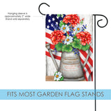 Patriotic Flower Bouquet Flag image 3