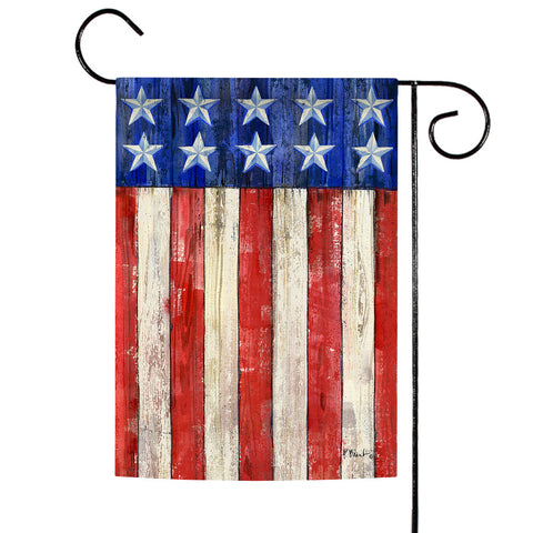 Rustic Stars and Stripes Flag image 1