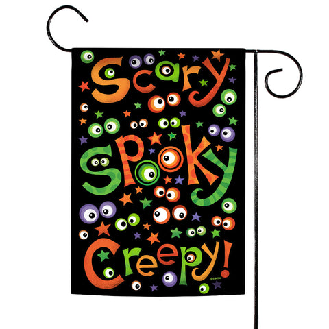 Scary Spooky Creepy Flag image 1