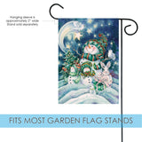 Snowman Family Christmas Flag image 3